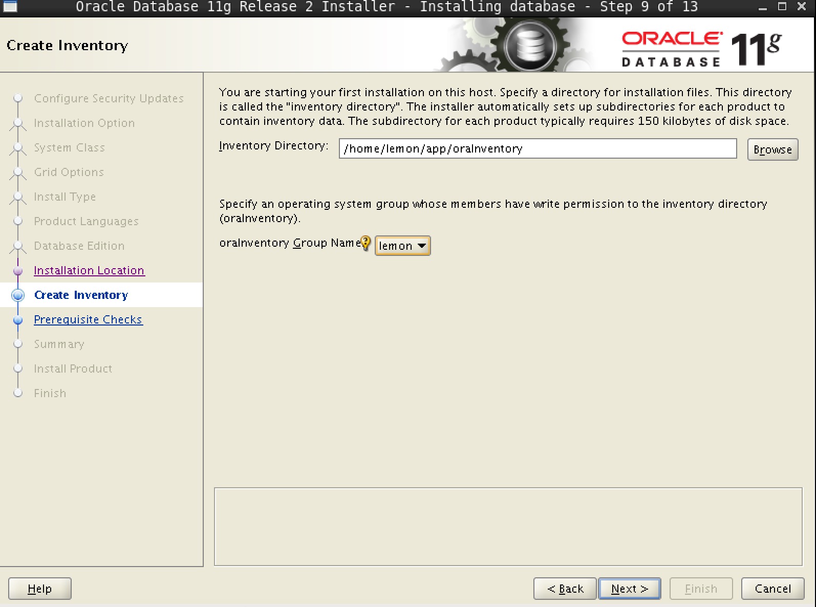 设置Inventory目录