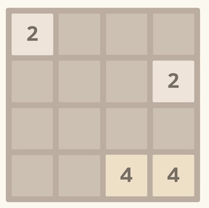 you can slide the tiles in any direction (left, right, up, or