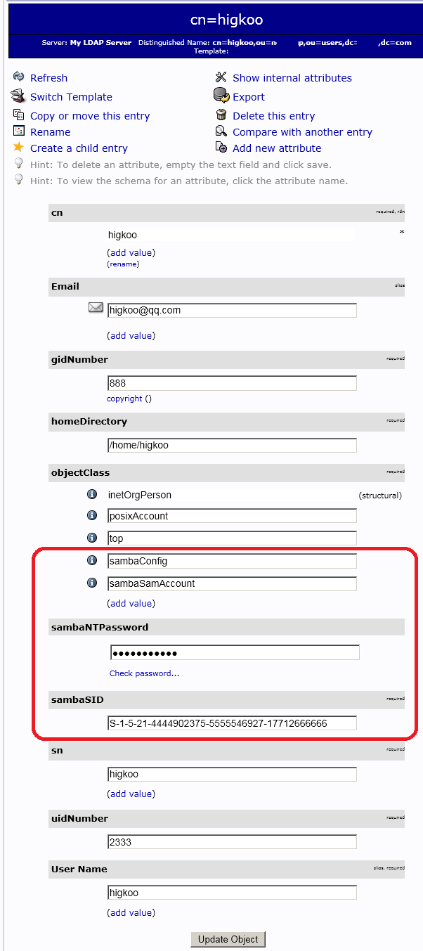 LDAP-SMB