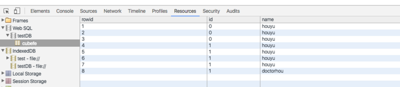 websql示例