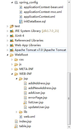 Spring mvc整合mybatis基于mysql数据库实现用户增删改查及其分页显示的完整入门实例