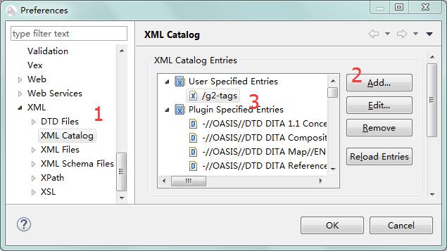 XML Catalog设置
