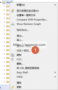 Eclipse中的Team菜单