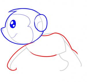 简笔画~猴子4