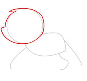 简笔画~猴子2