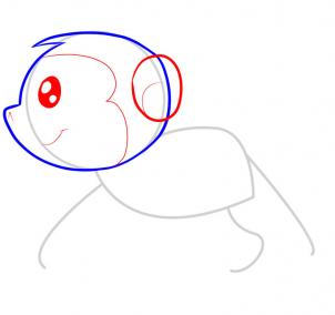 简笔画~猴子3