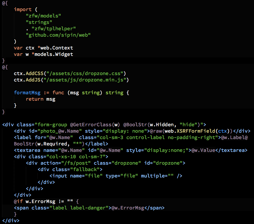 syntax highlight