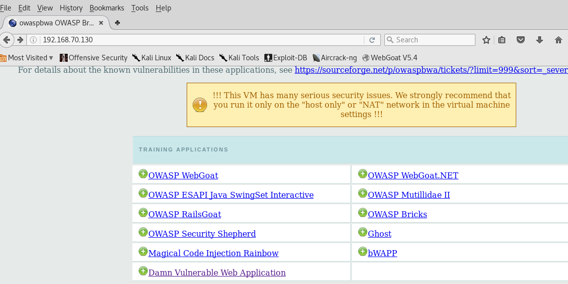 OWASP_Broken_APPS_homepage