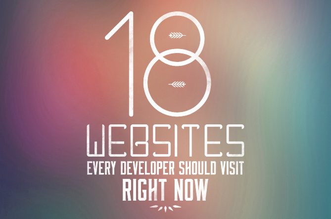 18 Websites for Devleopers