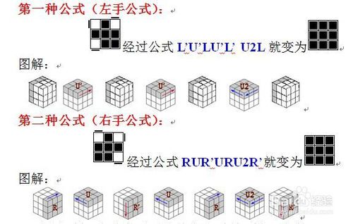 三阶魔方教程图解