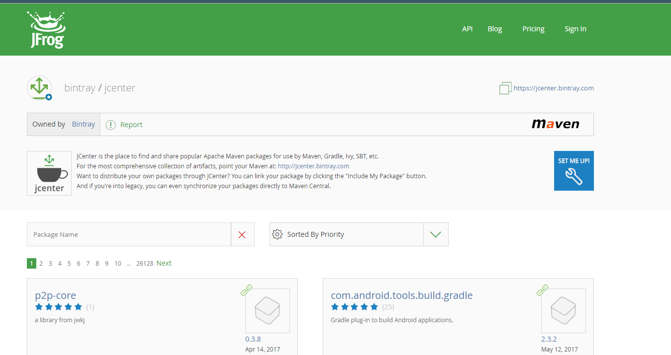 https://bintray.com/bintray/jcenter