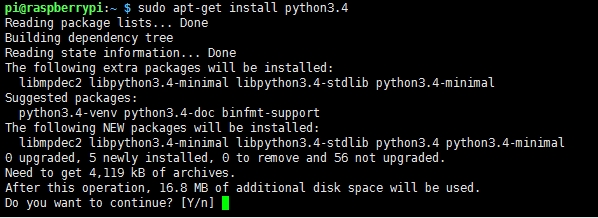 安装python3.4