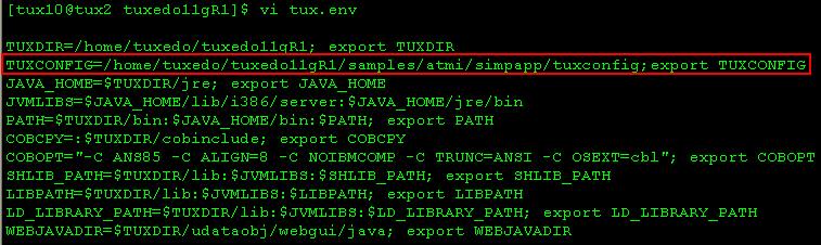 Linux环境下TUXEDO安装和simpapp调用实例/图 www.linuxidc.com