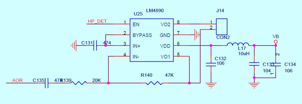 Lm4890s схема включения