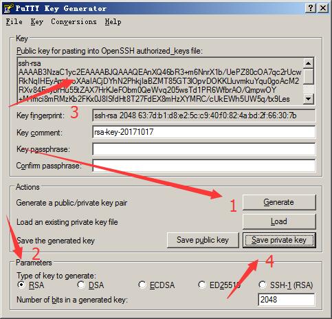 putty密钥生成