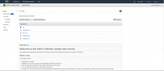 aws codestar code