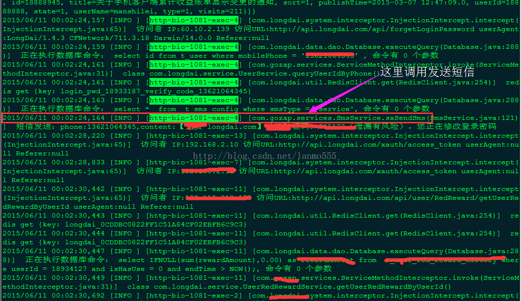 mysql Communications link failure (with http request)