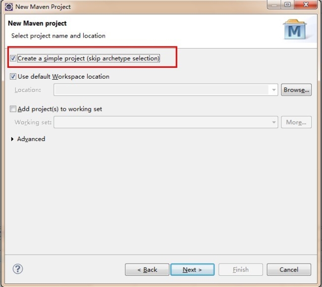 create maven project 1