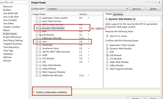 translate maven project to jee dynamic project 2