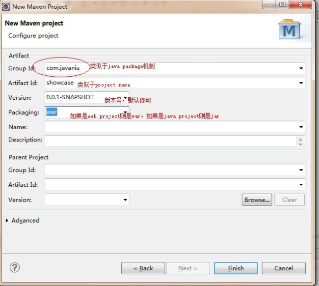 create maven project 2