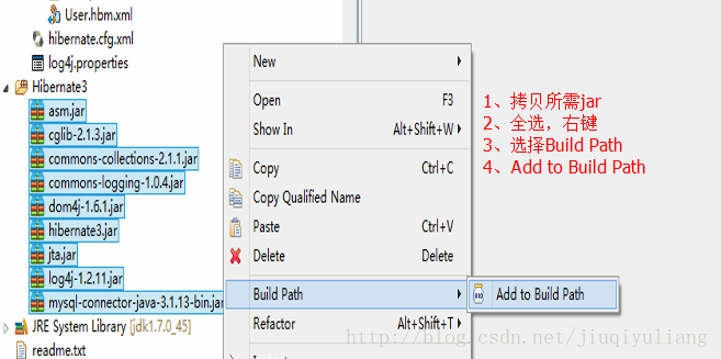 Hibernate搭建开发环境+简单实例（二） 