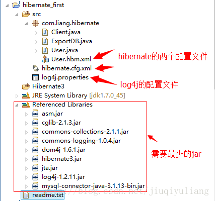 Hibernate搭建开发环境+简单实例（二） 