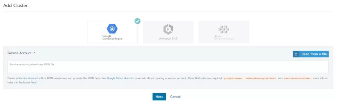 纳管公有云平台的托管Kubernetes服务（如GKE）
