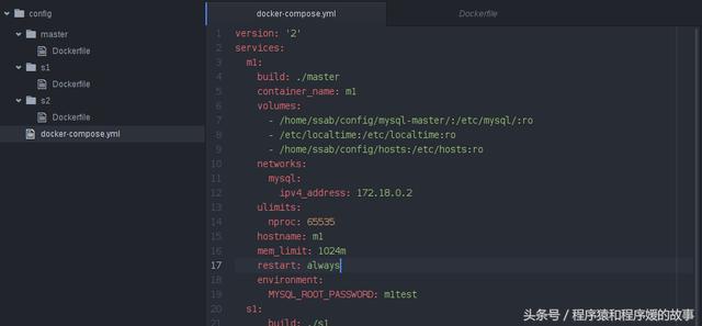 Docker Compose搭建mysql主从复制