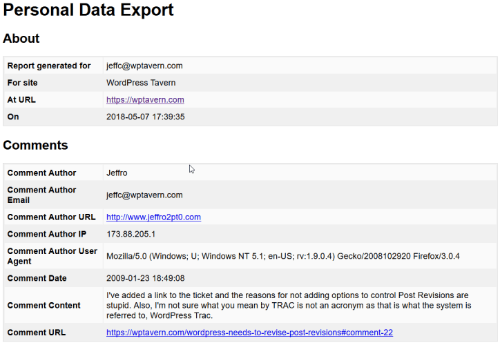 personal-data-export