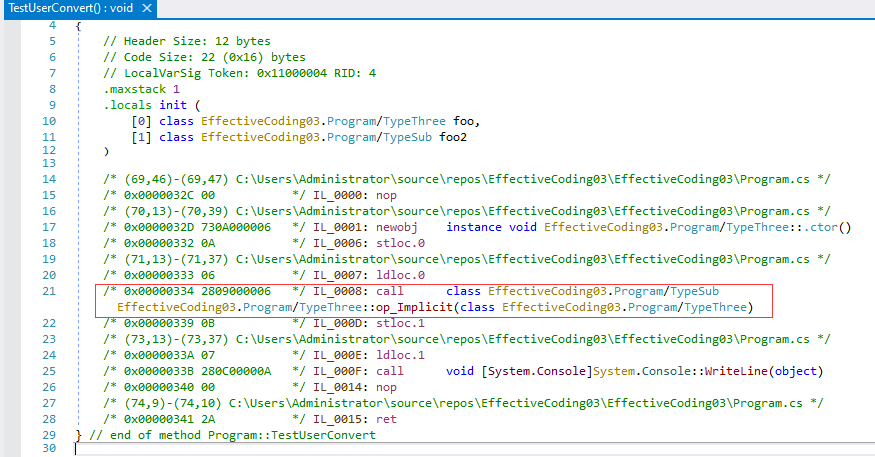 编写高质量代码的50条黄金守则-Day 03(首选is或as而不是强制类型转换)