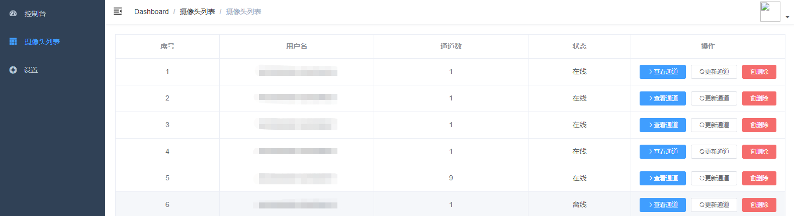 设备列表