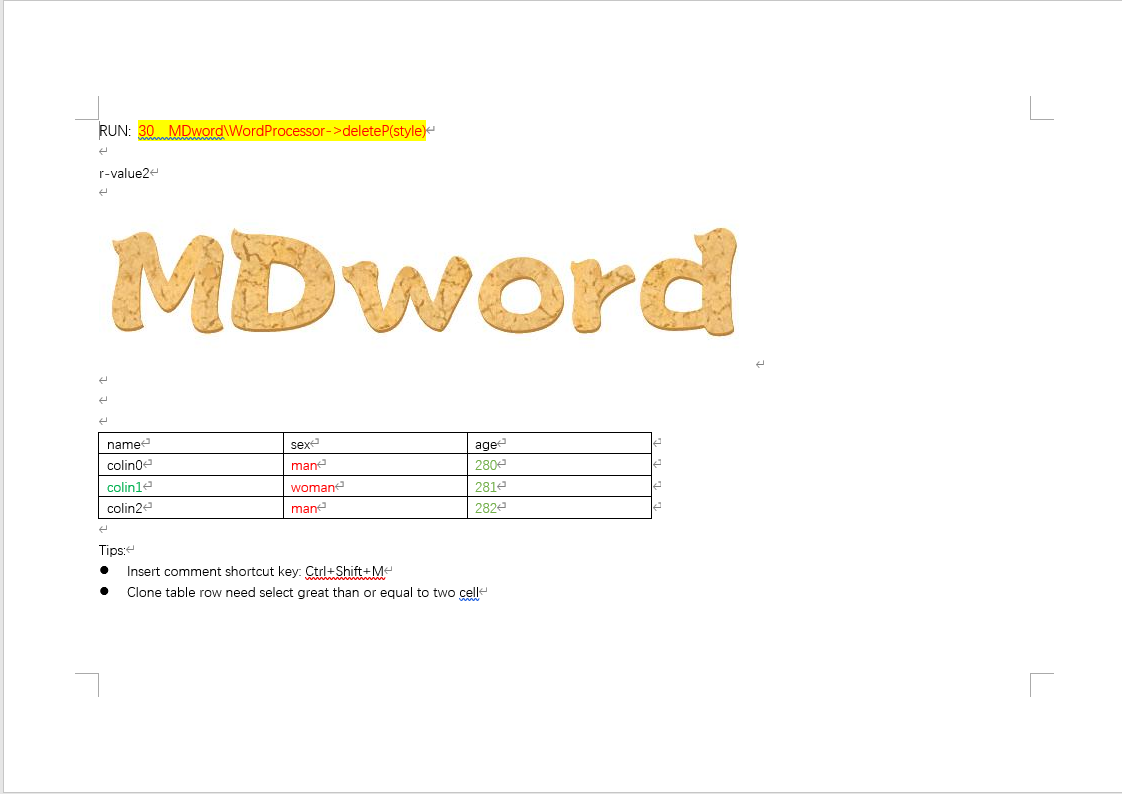 MDword 1.0.0 正式发布，PHP 生成 Word 的另一工具