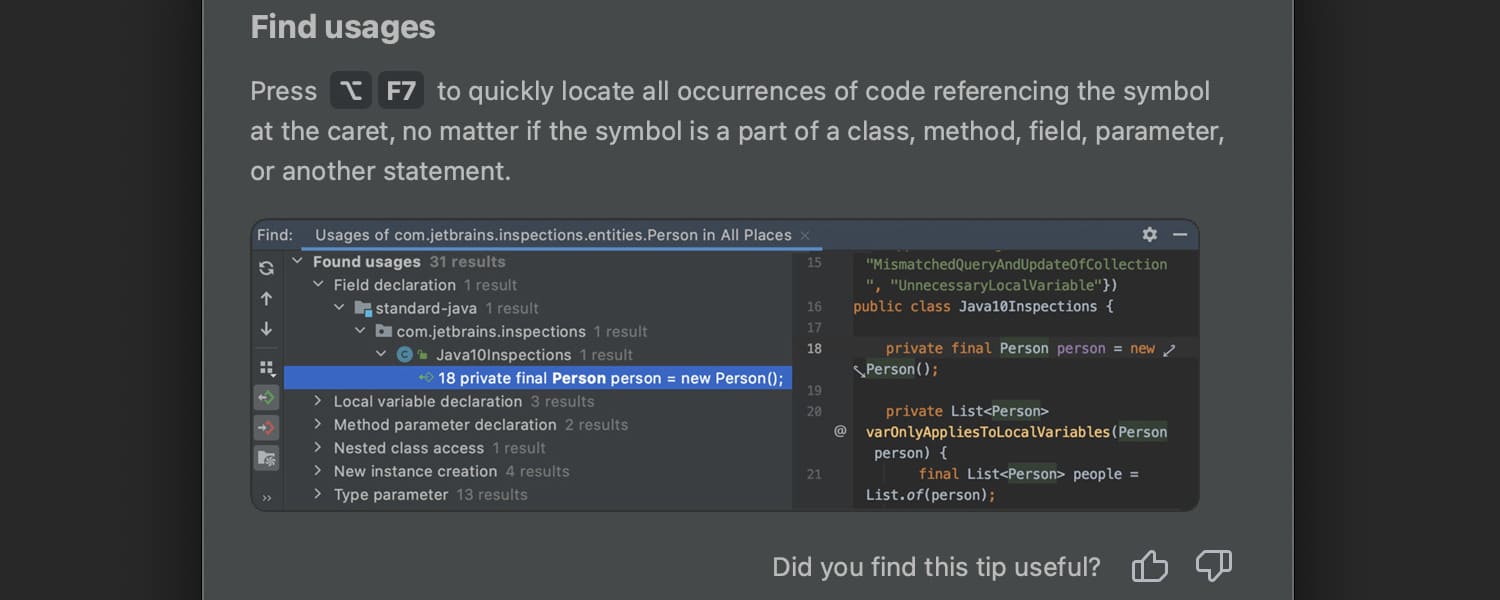 https://www.jetbrains.com/idea/whatsnew/2022-3/img/New_tip_of_the_day_preview.jpeg