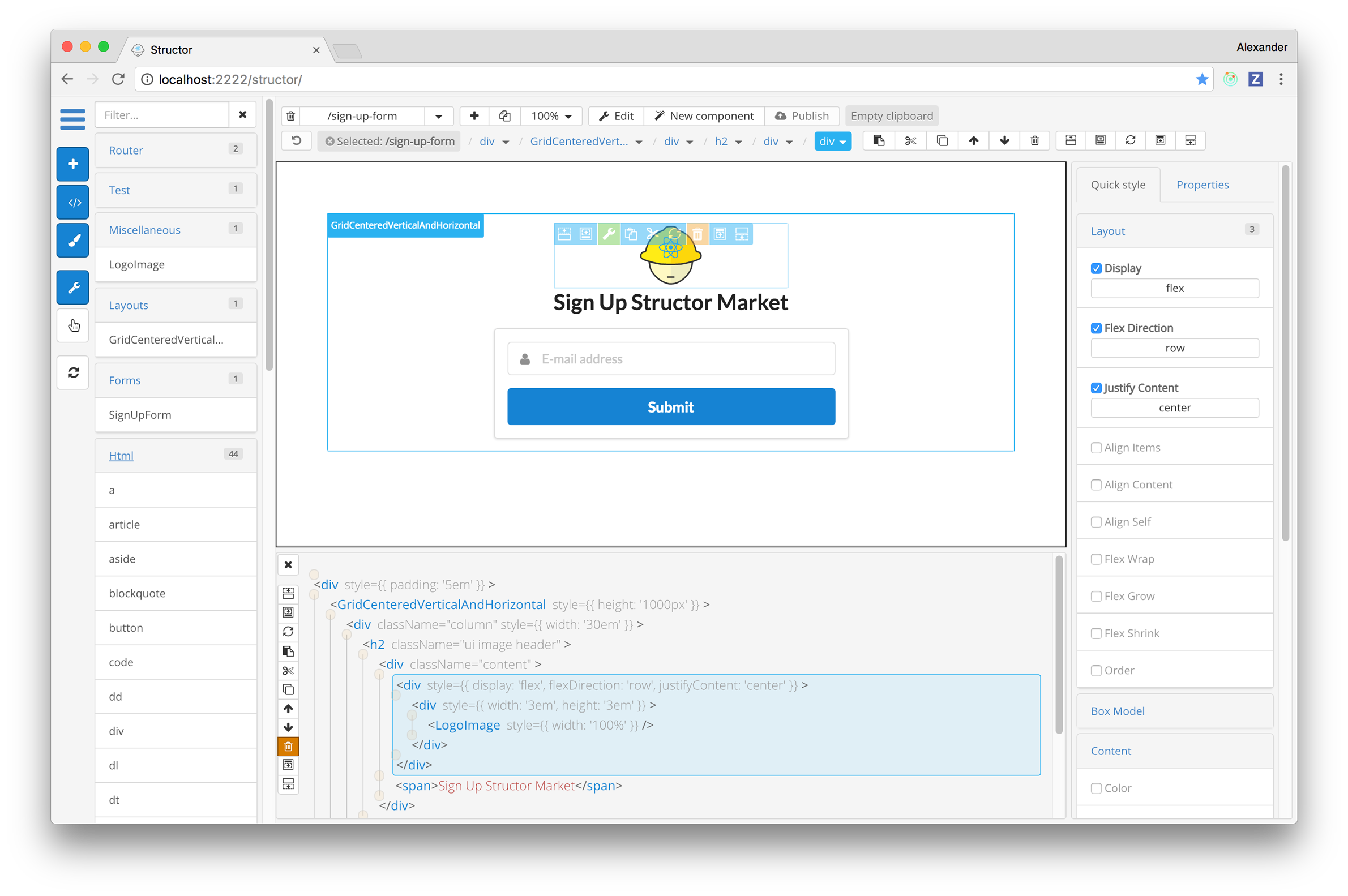 1.6 发布,react 组件可视化编辑器