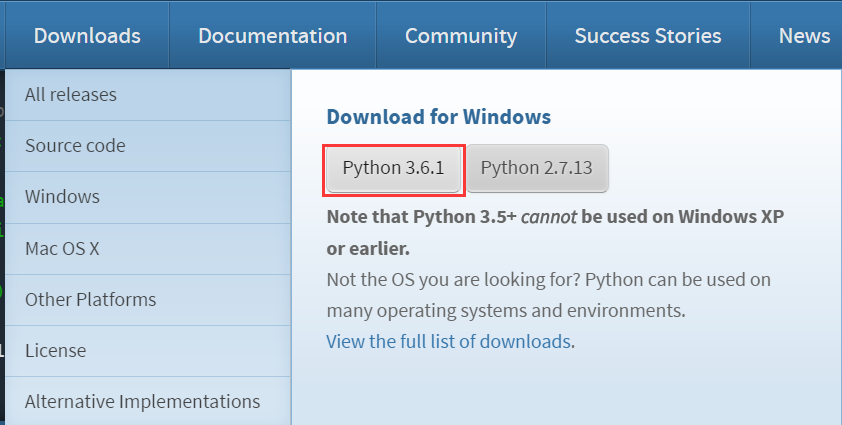 macports install python 3.6