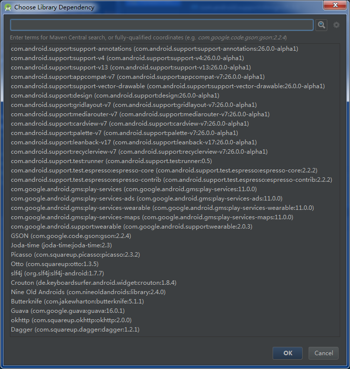 Android Studio Junit 无法解析 