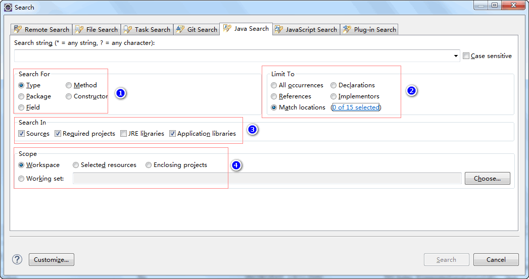 Eclipse_Java_Search