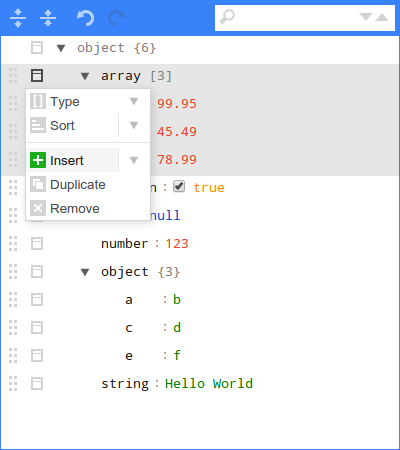 jsoneditor 5.9.5 发布，JSON 查看和编辑工具