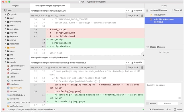 GitHub Atom 1.20.0 和 1.21.0-beta0 发布，Bug 修复