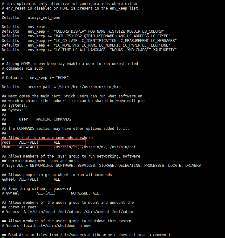 3.7 su命令 3.8 sudo命令 3.9 限制root远程登录 