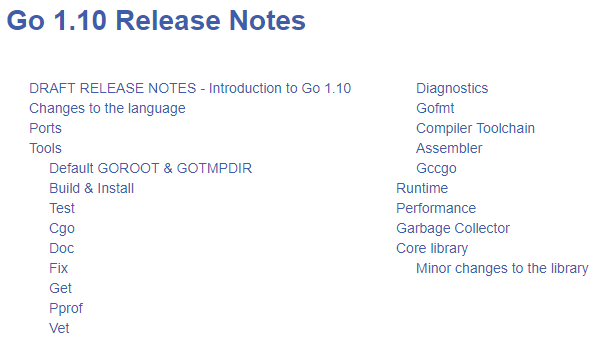 Go 1.10 beta1 发布，正式版预计明年 2 月发布