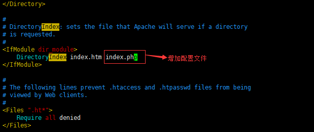 Apache和PHP结合，Apache默认虚拟主机 