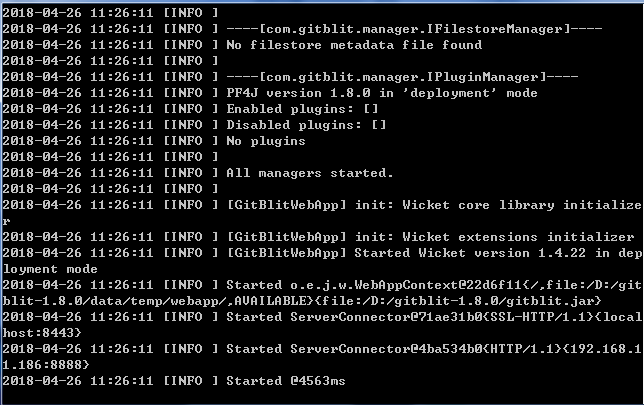 使用gitblit配置git代码版本管理服务器
