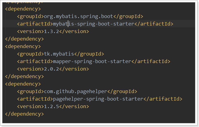 java springboot mybatis pageHelper