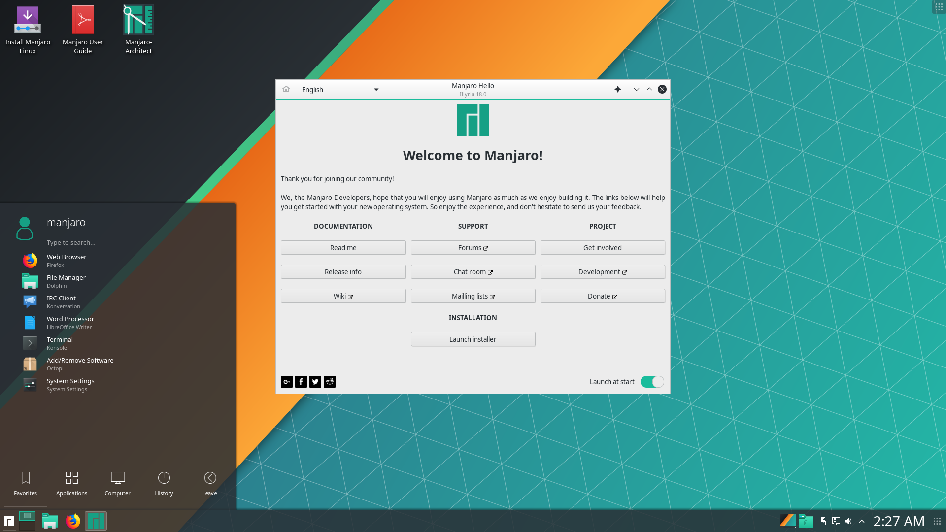 Manjaro Linux 18 正式发布！