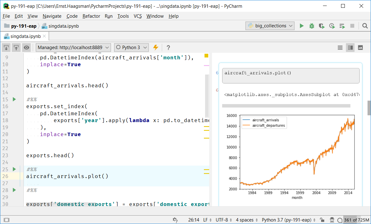 Pycharm Jupyterlab Buszik