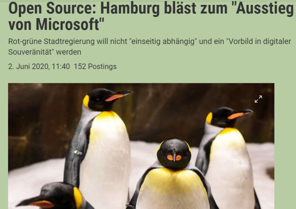 慕尼黑之后，又一德国城市计划用开源软件代替微软