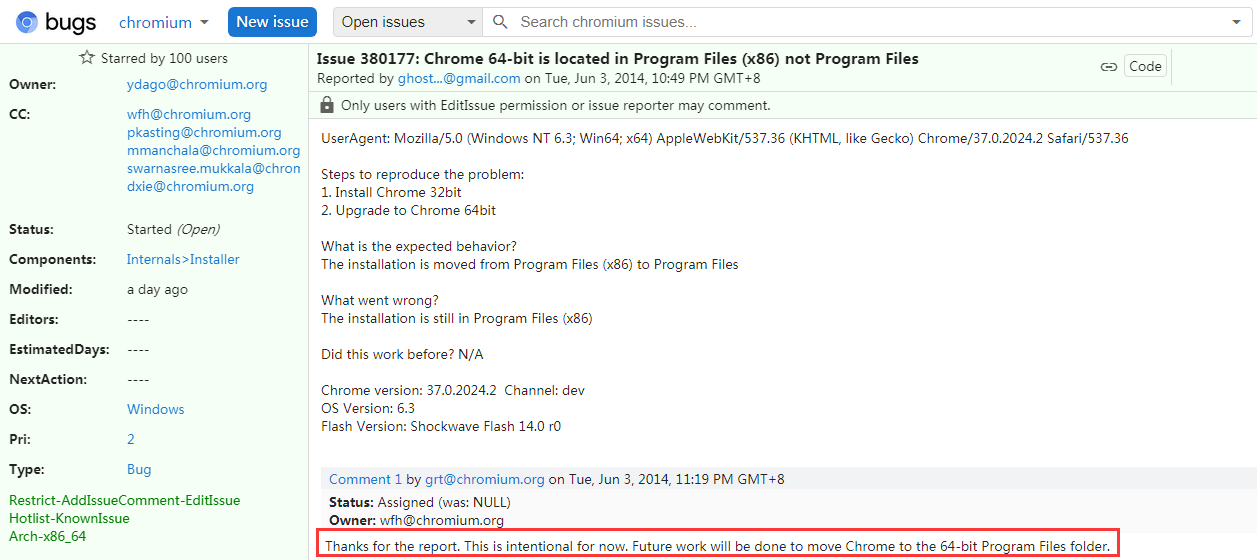 224543_y3PG_2720166.png-64 位版本 Chrome 将默认安装在 “C:\Program Files”目录下！-1-小T爱分享网-软件资讯