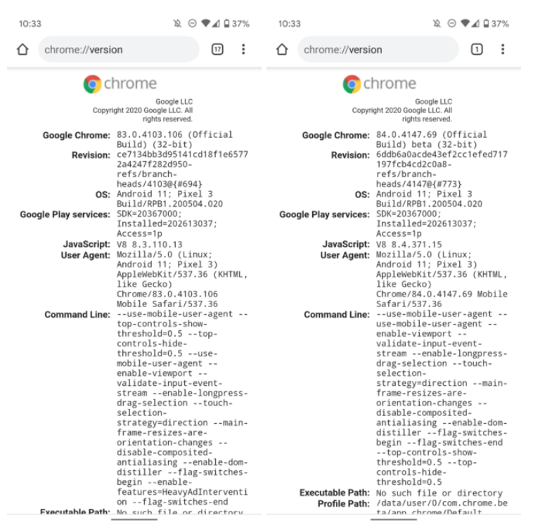 64 位 Android 版 Chrome 来了，支持 Android 10 及更高版本