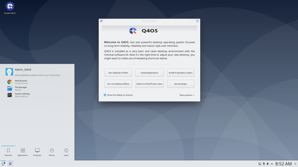 Q4OS 3.15 稳定版发布，基于 Debian 的桌面发行版